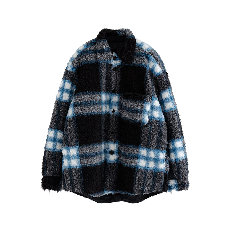 NO. 1201 PLAID QUILTED JACKET