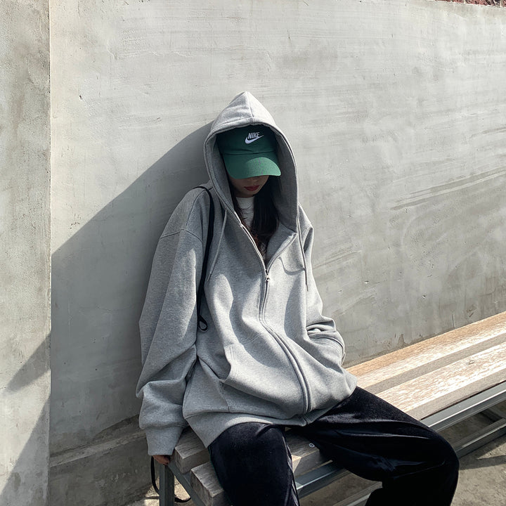 NO. 1154 OVERSIZED ZIP UP HOODIE – CROOK9