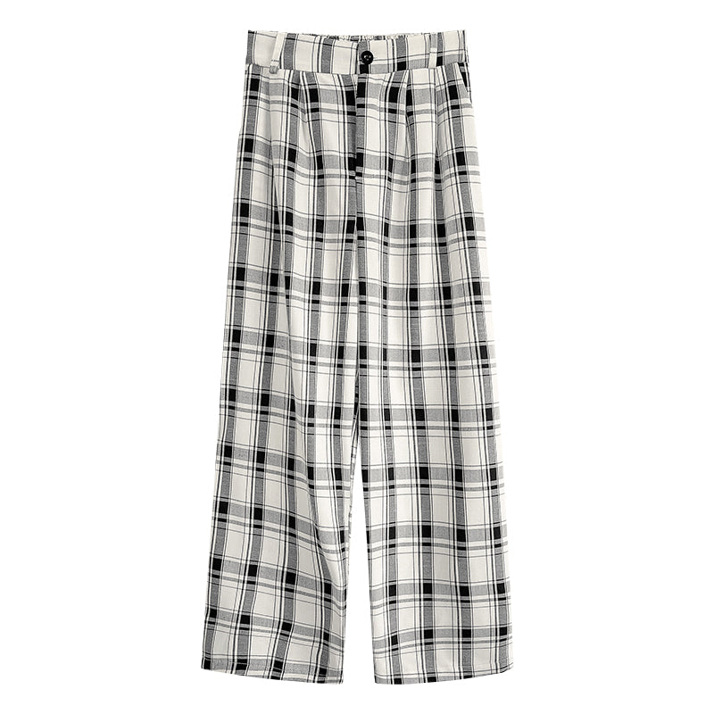 NO. 1440 WIDE PLAID PANTS IV