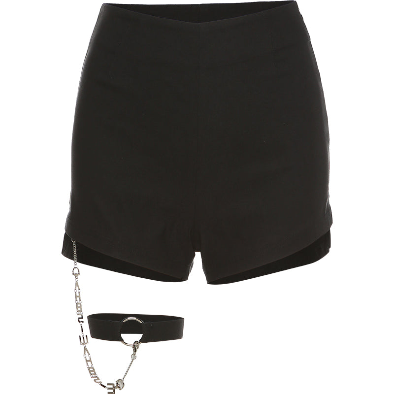 NO. 1438 HIGH WAIST HARNESS SHORTS