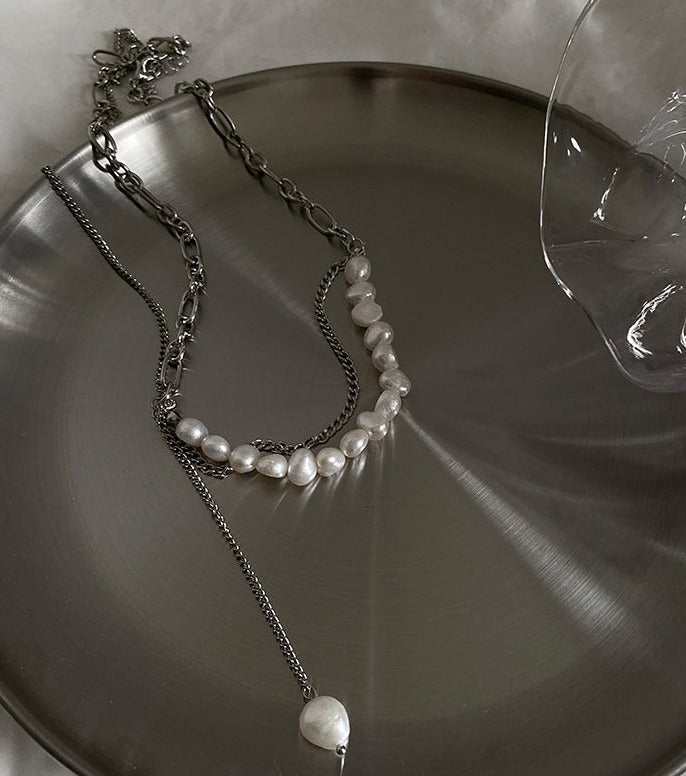 PEARL DROPLET NECKLACE